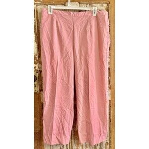 Alfred Dunner Soft Spoken Straight Pull On Pants - Pink - 18W Proportioned Short
